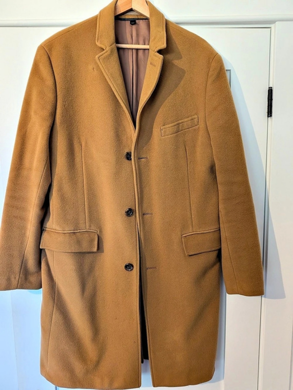 J.Crew Ludlow Topcoat in Italian Wool-Cashmere Topcoat Wool Cashmere Brown 42R